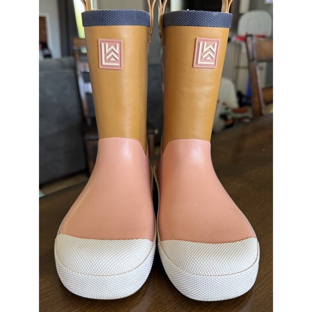 LieWood Tuscany Rose Multi Mix Sasha Thermo Rainboot EU 31/US 13 Teddy Lined